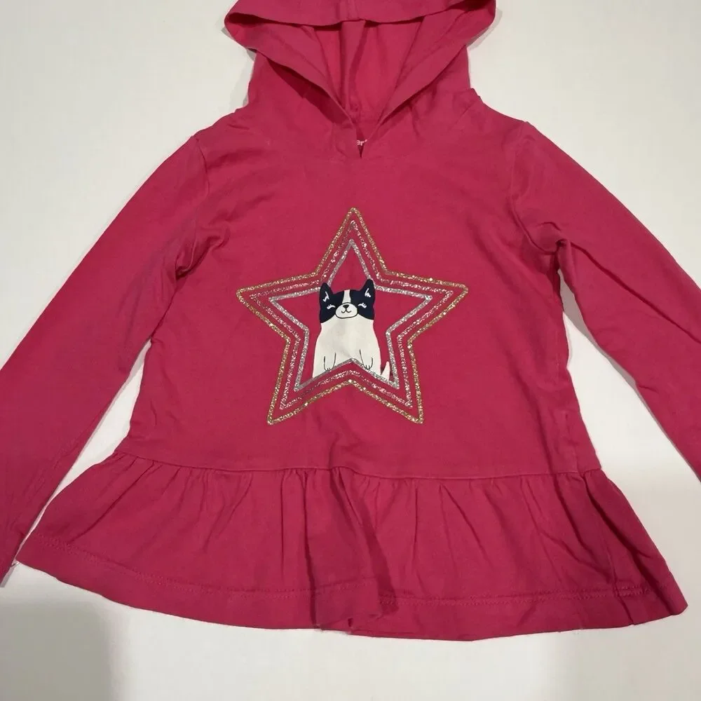 Carter’s Hooded Sweatshirt Long Sleeve Cat Jersey- Toddler Size 2T